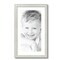 ArtToFrames 14x24" Matted Picture Frame with 10x20" Single Mat Photo Opening Framed in 1.25" White and 2" Mat (FWM-4098-14x24)